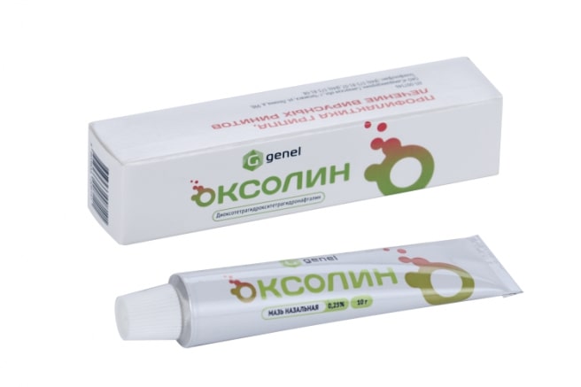 ОКСОЛИН 0.25%10.0 МАЗЬ НАЗАЛ/ТУБА/САМАРАМЕДПРОМ/