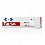 Латикорт мазь д/наруж прим 0,1% 15г