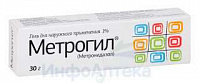 Метрогил гель д/наружн прим 1% 30г №1