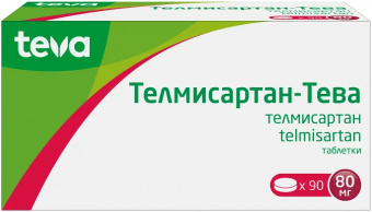 Телмисартан-Тева тбл 80мг №90