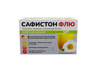 Сафистон Флю пор д/р-ра д/пр внутрь N10 Ромашка