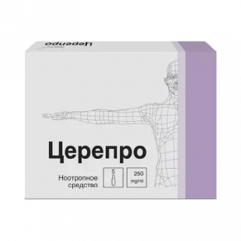 Церепро р-р в/в в/м 250мг/мл 4мл №5
