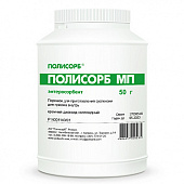 Полисорб МП пор д/сусп д/пр внутрь 50г №1 банка