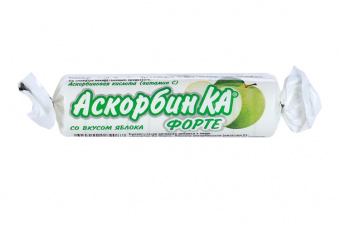 Аскорбин Ка форте тбл жев №10 Яблоко