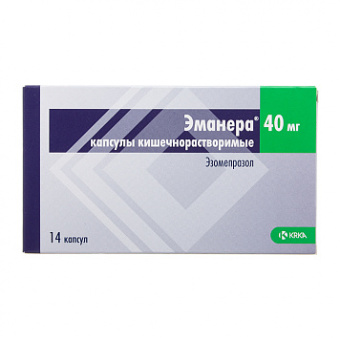 Эманера капс кишечнор 40мг №14