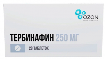 Тербинафин тбл 250мг №28