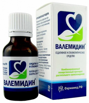 Валемидин капли д/пр внутрь (спиртовые) 25мл