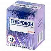 Генеролон спрей д/наруж прим 2% 60мл №3