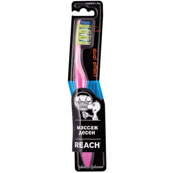 Рич зуб щетка Дуалэффект средняя