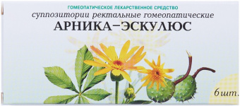 Арника-Эскулюс супп рект гомеопат №6