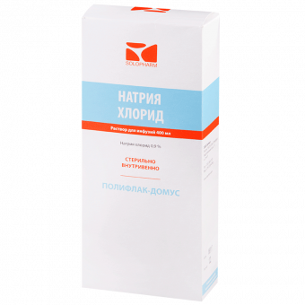 Натрия хлорид р-р д/инф 0,9% 400мл №20 фл