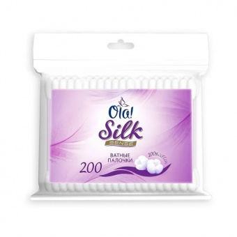 Ватные палочки OLA! Silk Sense №200 в п/этил.уп
