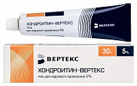 Хондроитин-Вертекс гель д/наруж прим 5% 30г
