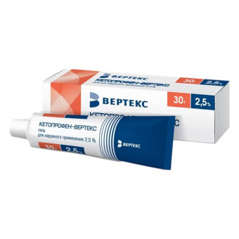 Кетопрофен гель д/наруж прим 2,5% 30г