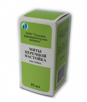 Мяты перечной настойка 25мл