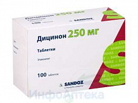Дицинон тбл 250мг №100