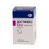 Достинекс тбл 0,5мг №8