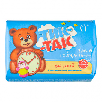 Тик-так мыло д/детей нейтр с минд молочком гипоаллерг 75г