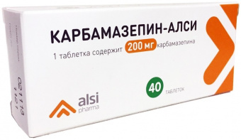 Карбамазепин тбл 200мг №40