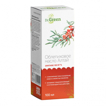 Облепиховое масло Алтай элитное 100мл
