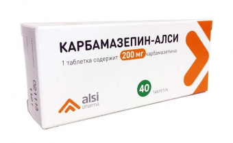 Карбамазепин-АЛСИ тбл 200мг №40