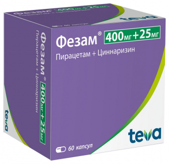 Фезам капс 400мг+25мг №60