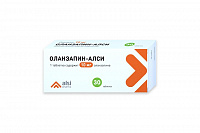 Оланзапин-АЛСИ тбл 10мг №30 яч конт 10*3