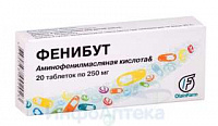 Фенибут тбл 250мг №20