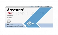 Алзепил тбл п/п/о 10мг №56