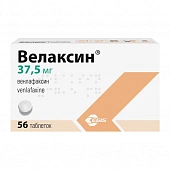 Велаксин тбл 37,5мг №56