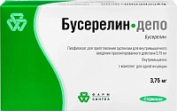 Бусерелин-депо лиоф д/сусп в/м пролонг 3,75мг №1 фл+набор