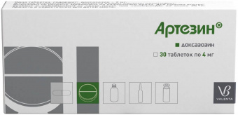 Артезин тбл 4мг №30 яч конт 10*3
