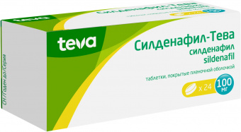 Силденафил-Тева тбл п/п/о 100мг №24