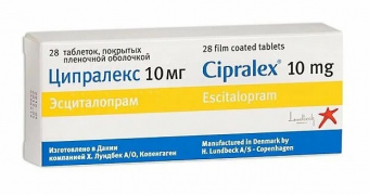 Ципралекс тбл п/п/о 10мг №28