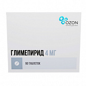 Глимепирид тбл 4мг №90