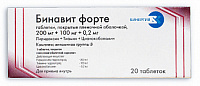 Бинавит форте тбл п/п/о №20