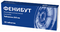 Фенибут тбл 250мг №20