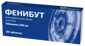 Фенибут тбл 250мг №20