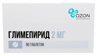 Глимепирид тбл 2мг №90