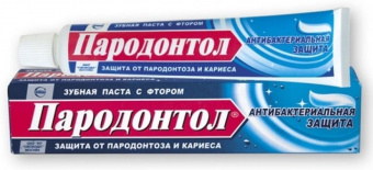 Пародонтол зуб паста Антибактериальная 124г