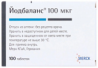 Йодбаланс тбл 0,1мг №100