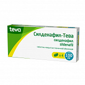 Силденафил-Тева тбл п/п/о 100мг №4