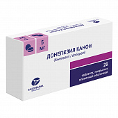 Донепезил Канон тбл п/п/о 5мг №28