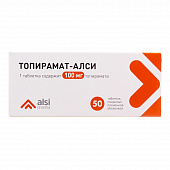Топирамат-АЛСИ тбл п/п/о 100мг №50