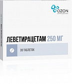 Леветирацетам тбл п/п/о 250мг №30