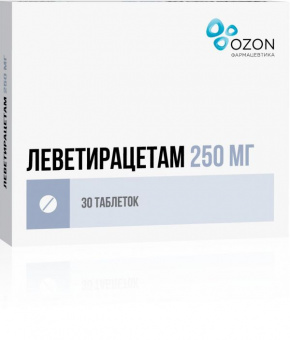 Леветирацетам тбл п/п/о 250мг №30