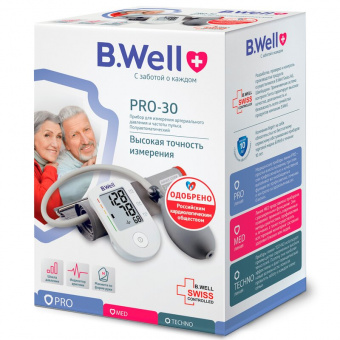 БиВелл тонометр п/авт PRO-30 манж M 22-32см