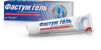 Фастум гель д/наруж прим 2,5% 30г