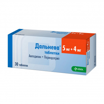 Дальнева тбл 5мг+4мг №30