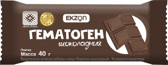 Гематоген шоколадный 40г